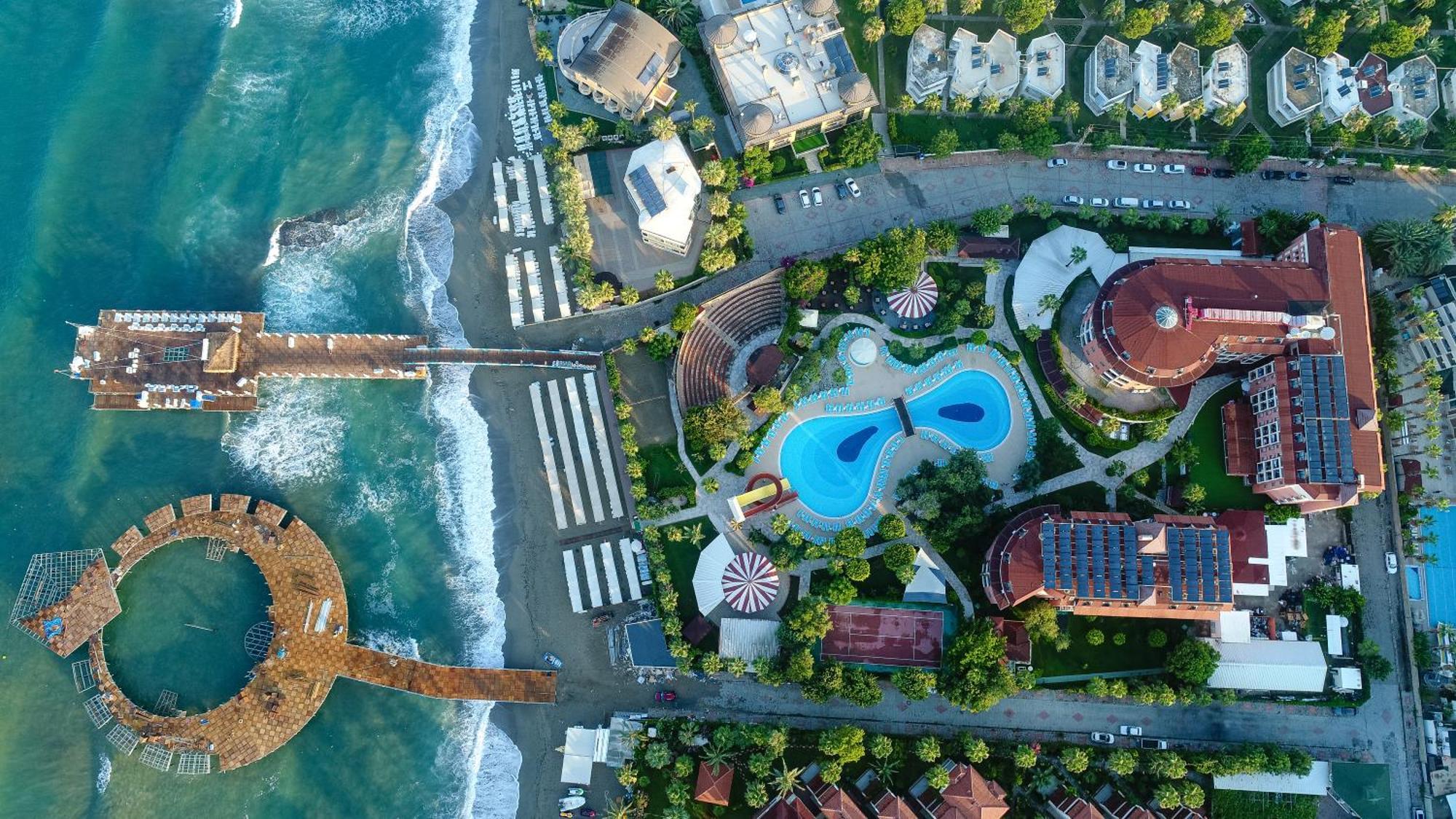 Palmeras Beach Hotel Ultra All Inclusive Konaklı Exteriör bild